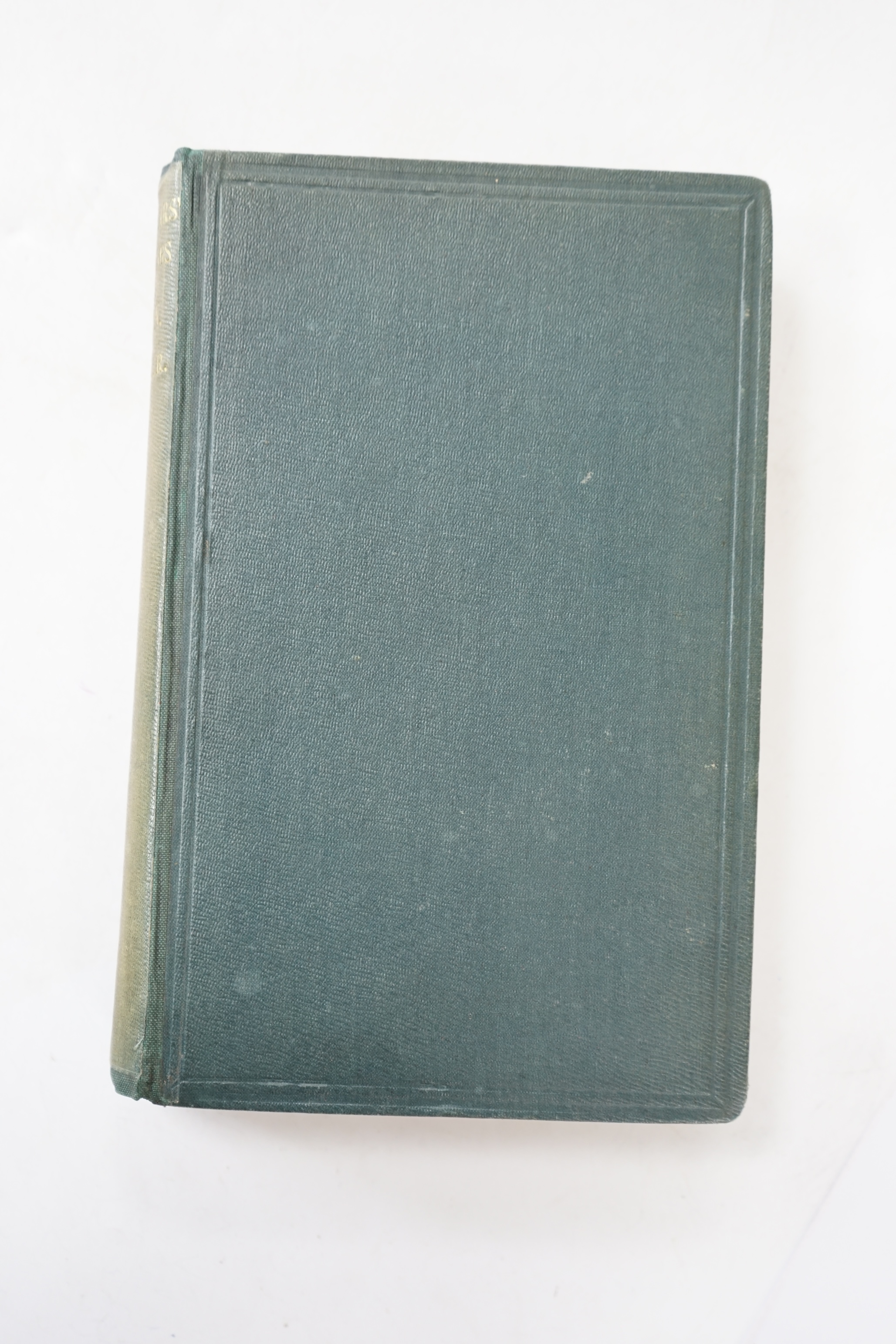 Baker, Sir Samuel White - Eight Years' Wanderings in Ceylon, 1st edition. 6 chromolithographed plates, half-title. 8vo, original gilt-blue cloth, Longman, Brown, Green and Longmans, 1855.